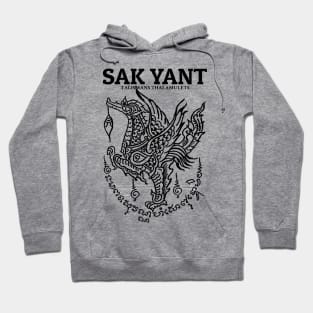 Sak Yant Classic Muay Thai Tattoo Swan Hoodie